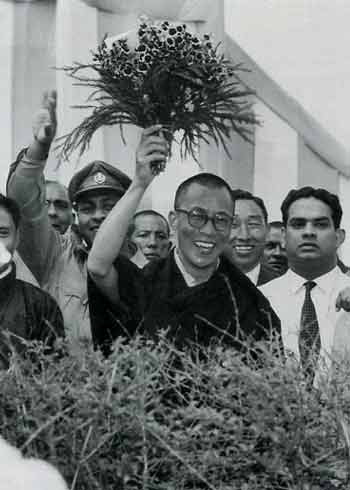 
Dalai Lama after arriving in India - The 14th Dalai Lama (A&E Biography) book

